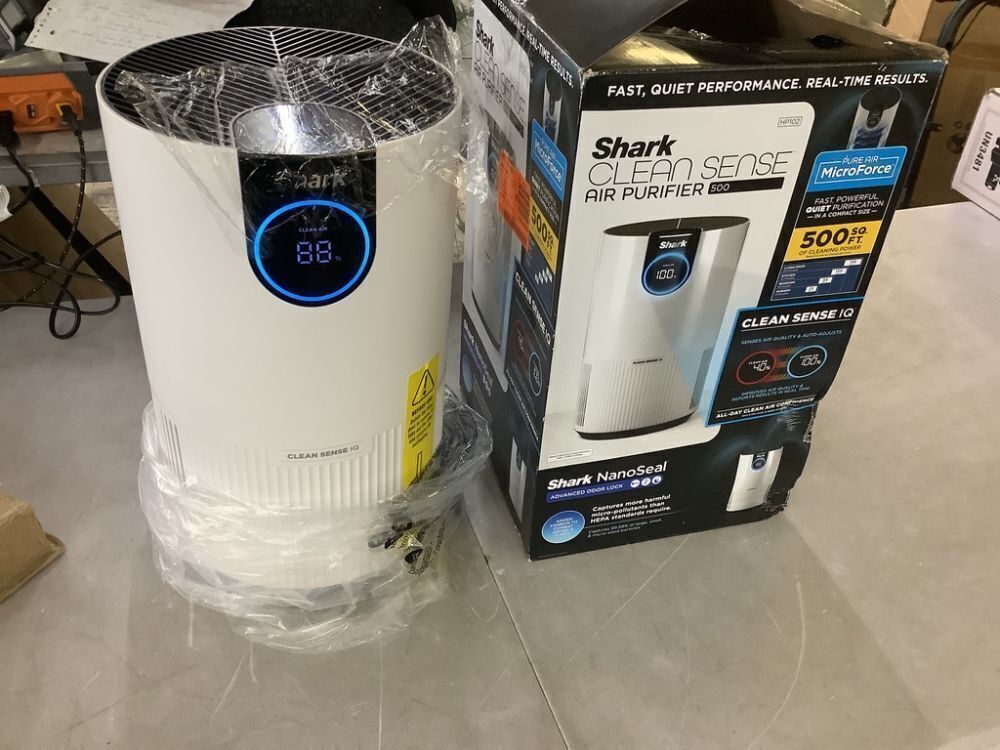 Shark True Console 500 sq. ft. HEPA Filter Air Purifier and Cleaner with Nanoseal, Cleansense IQ and Odor Lock - Image 2 - Lot 349JF