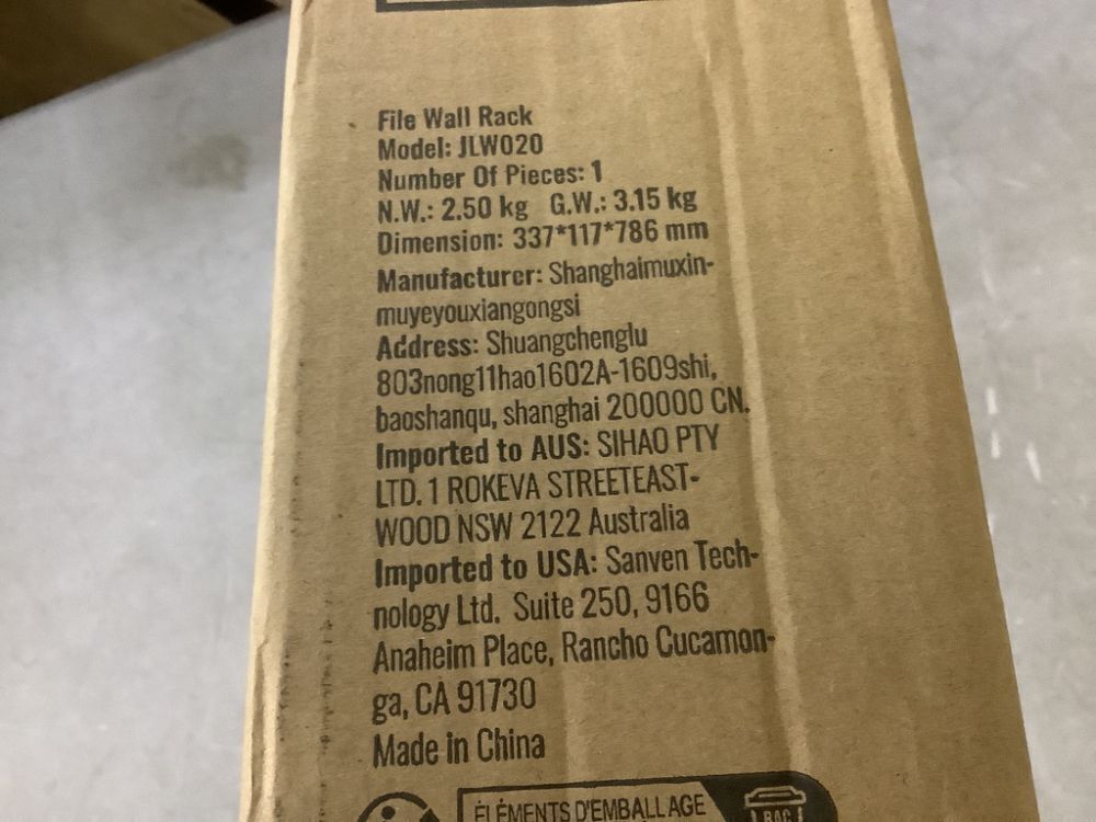 12 Pockets Mesh Wall File Holder, 12.6 in W x 30.43 in. H - Image 4 - Lot 360JF