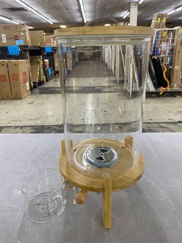Glass Food Storage Dispenser Container - Lot 392
