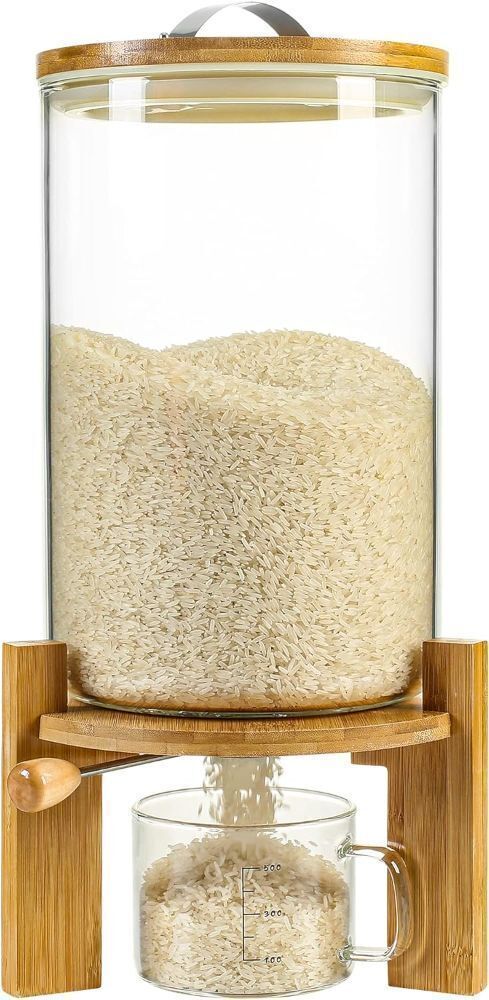 Glass Food Storage Dispenser Container - Image 6 - Lot 392