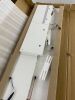 5 Tier White Floating Shelves with Light - Thumbnail 6