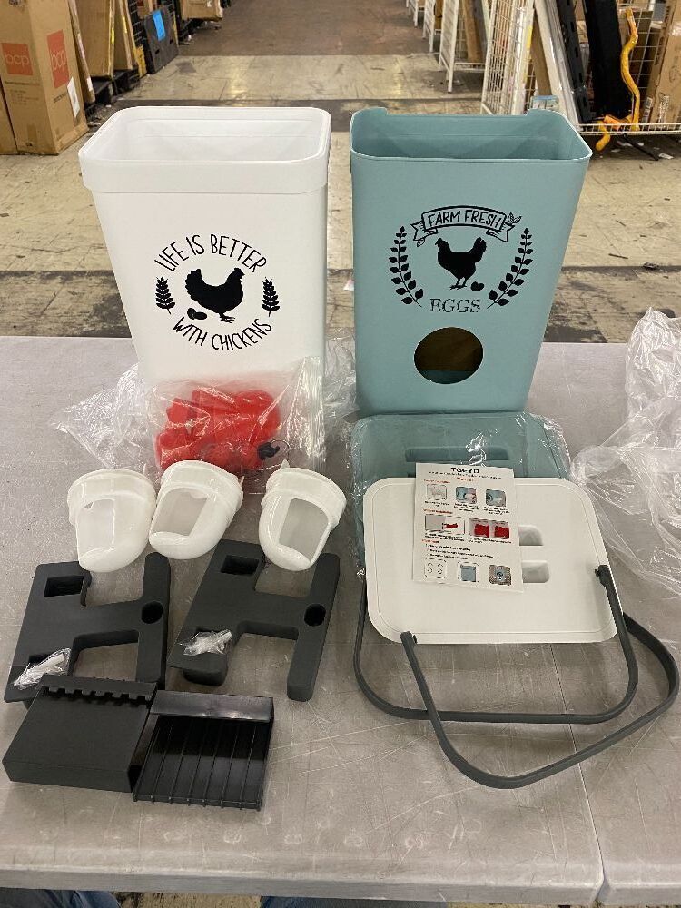 Chicken Feeder and Chicken Waterer Set - Image 2 - Lot 416