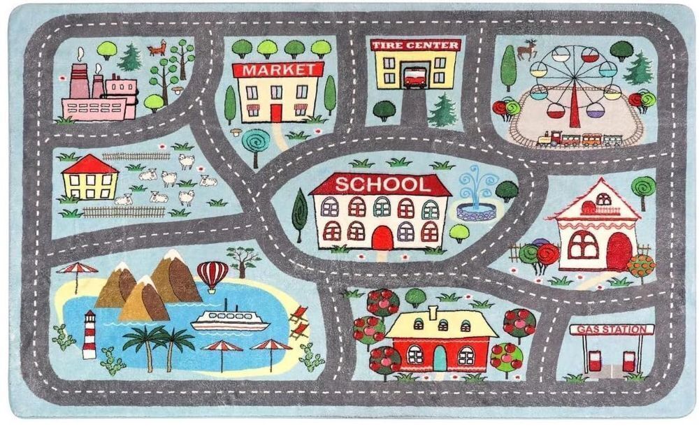 Kids Playroom Rug 5' x 3' - Image 1 - Lot 449