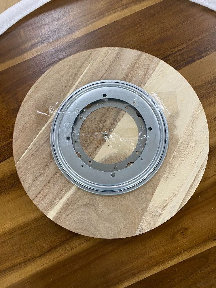 30" Acacia Wood Lazy Susan - Image 2 - Lot 455