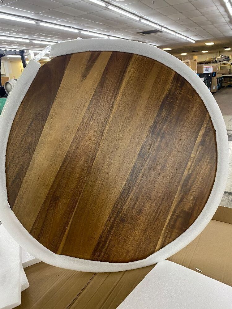 30" Acacia Wood Lazy Susan - Image 4 - Lot 455