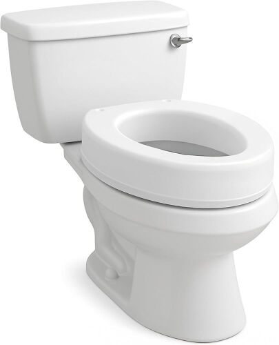 Carex Toilet Seat Riser, Elongated - Lot 456