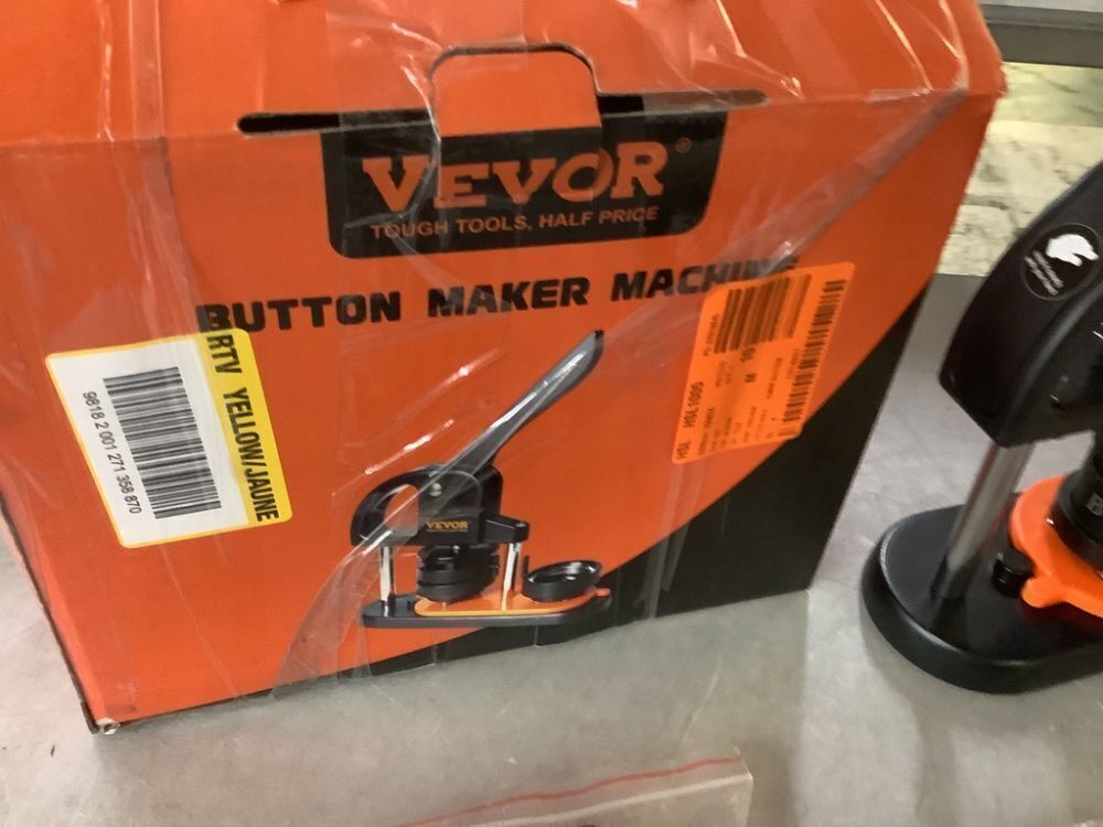 VEVOR 25mm Button Maker Machine, 0.98 in. Pin Press Kit with 500 Parts - Image 3 - Lot 544JF