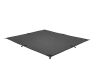 WILD HOG Linx 10 ft. x 10 ft. Charcoal Gray HDPE Pergola Sunshade - Thumbnail 1