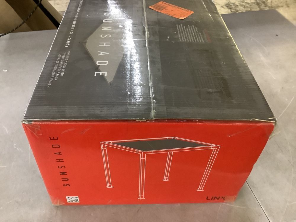WILD HOG Linx 10 ft. x 10 ft. Charcoal Gray HDPE Pergola Sunshade - Image 3 - Lot 548JF