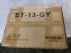 Charcoal Gray Plastic Outdoor Side Table - Thumbnail 4