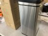 iTouchless 13 Gal. Stainless Steel Trash Can with Sensor Lid, Odor Filter and Pet-Proof Lid Lock - Missing Power Supply - Thumbnail 3