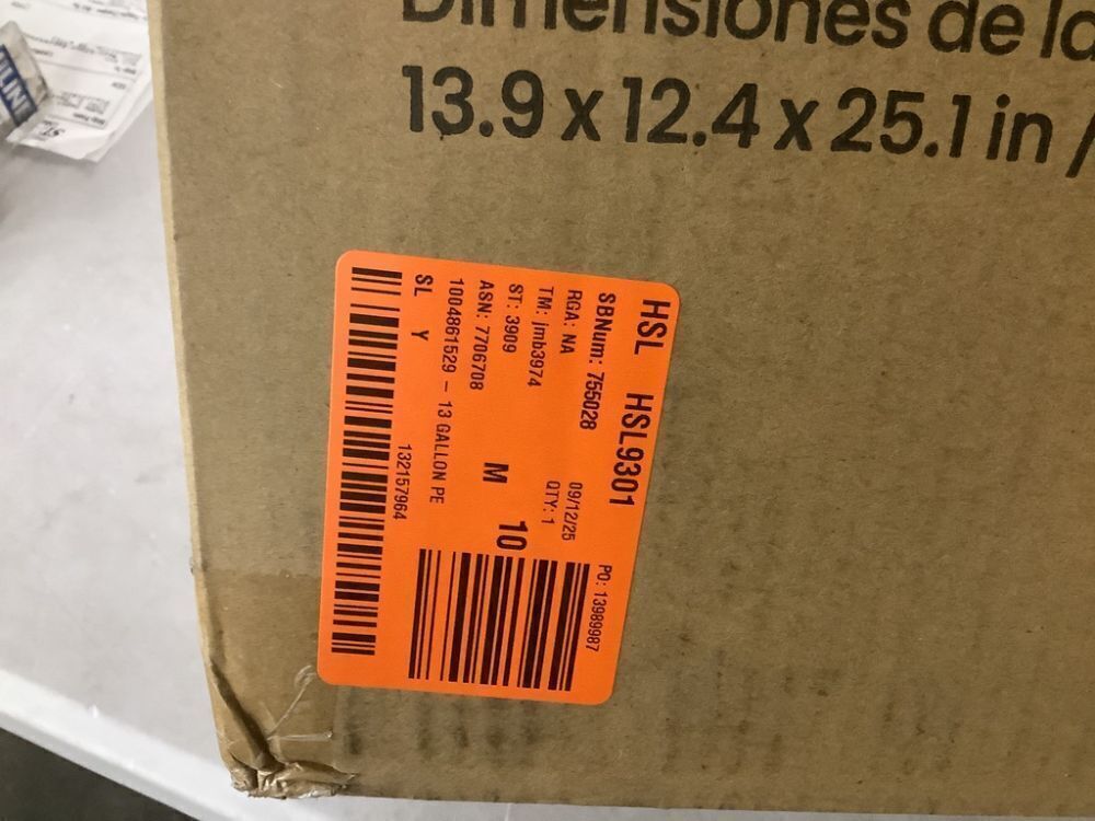 iTouchless 13 Gal. Stainless Steel Trash Can with Sensor Lid, Odor Filter and Pet-Proof Lid Lock - Missing Power Supply - Image 5 - Lot 641JF
