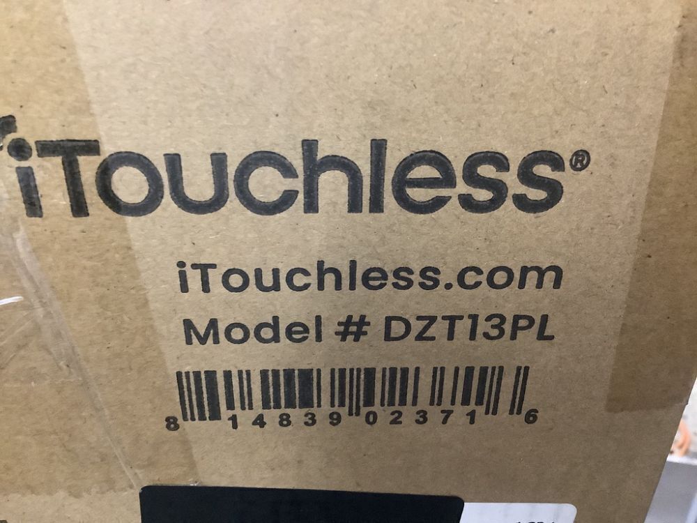 iTouchless 13 Gal. Stainless Steel Trash Can with Sensor Lid, Odor Filter and Pet-Proof Lid Lock - Missing Power Supply - Image 6 - Lot 641JF