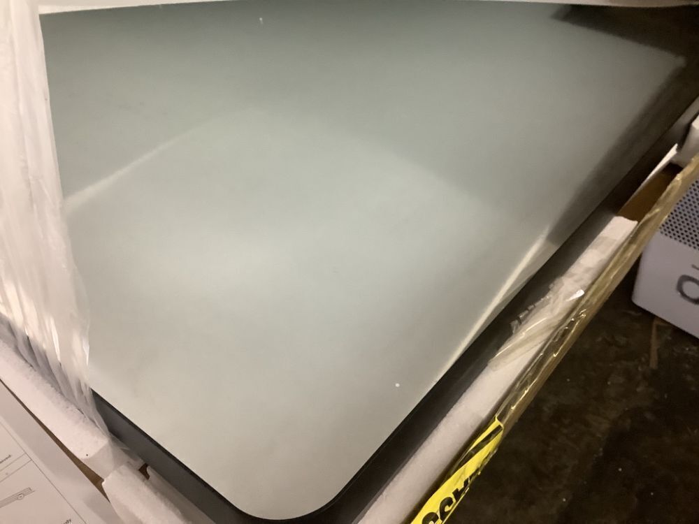 LOAAO 40X36 Inch Matte Black Framed Mirror - Image 3 - Lot 642JF