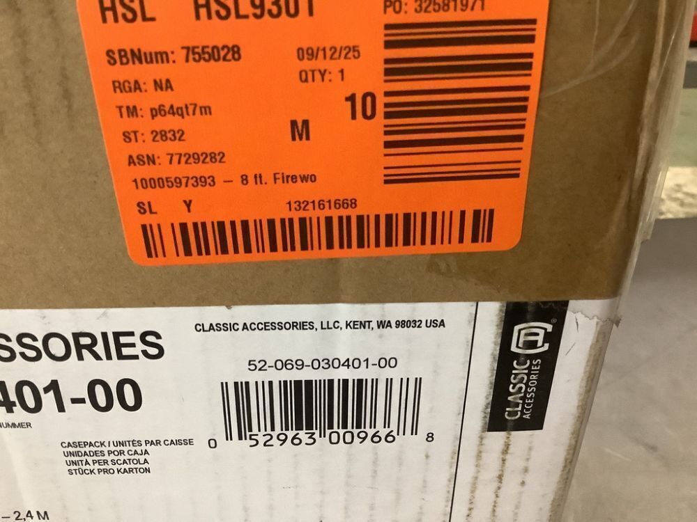 Classic Accessories 8 ft. Firewood Log Rack Cover - Image 4 - Lot 644JF