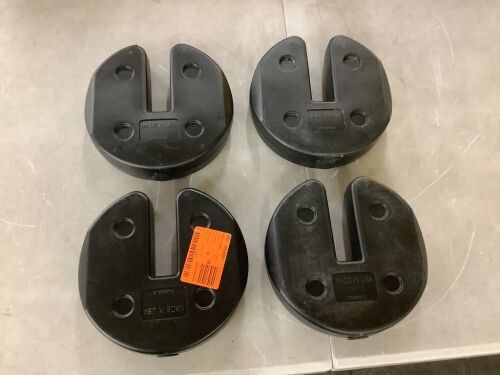US Weight Canopy Weight Plates, Set of 4 - Lot 645JF