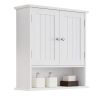 Bathroom Wall Cabinet with 2 Doors and Adjustable Shelves - Thumbnail 1