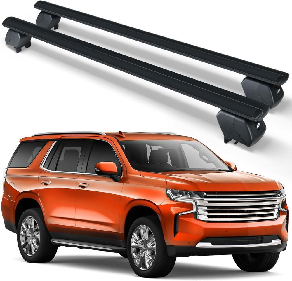 Heavy Duty 300 LBS Roof Rack Cross Bars for 2021-2025 Chevy Tahoe, Chevy Suburban, GMC Yukon & Yukon XL, Cadillac Escalade - Image 1 - Lot 751