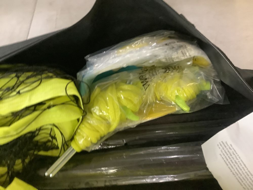 Outdoor Portable Volleyball Net System with Adjustable Height 1.25 in. Dia Steel Poles - Image 3 - Lot 755JF