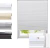 Tonature No Drill Cellular Shades, White, 33" x 64" - Thumbnail 1