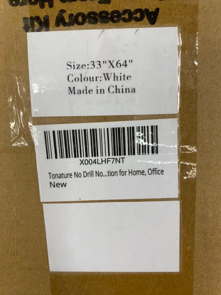 Tonature No Drill Cellular Shades, White, 33" x 64" - Image 4 - Lot 404