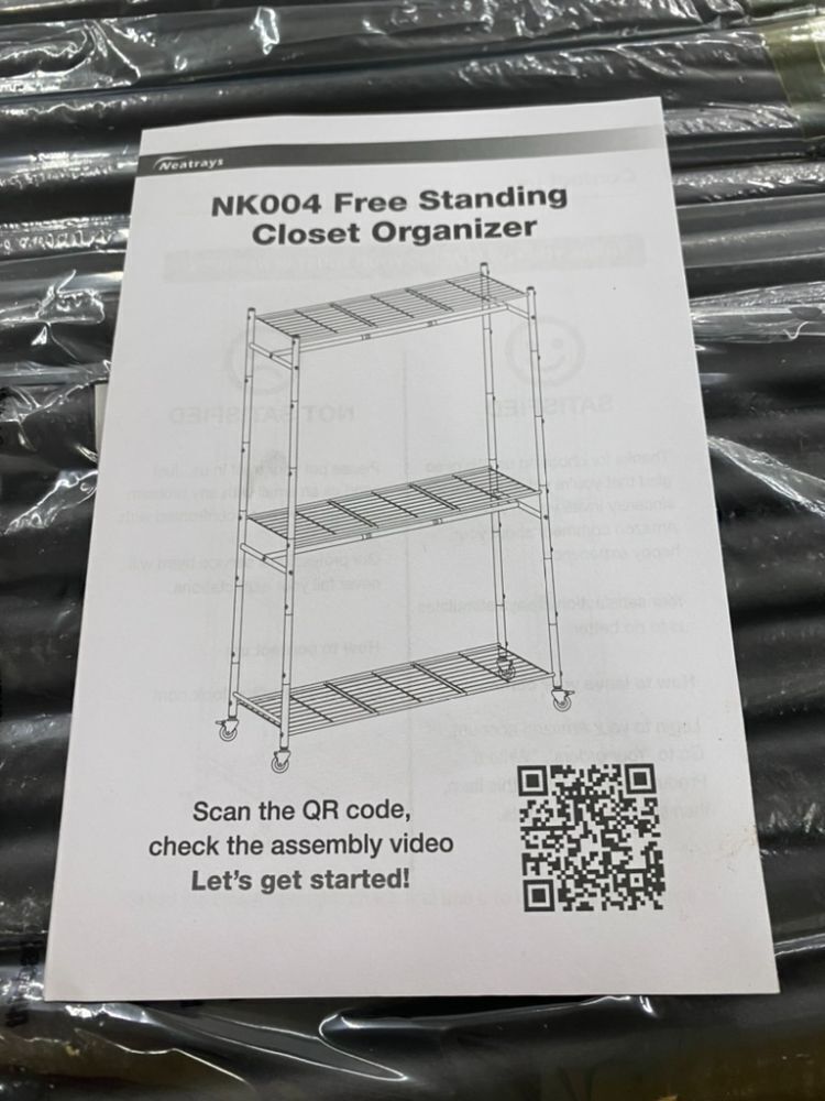 Neatrays Freestanding Closet Organizer - Image 4 - Lot 409