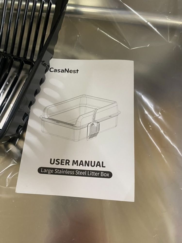 Large Stainless Steel Cat Litter Box - Image 4 - Lot 400