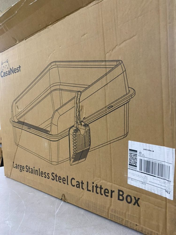 Large Stainless Steel Cat Litter Box - Image 5 - Lot 400