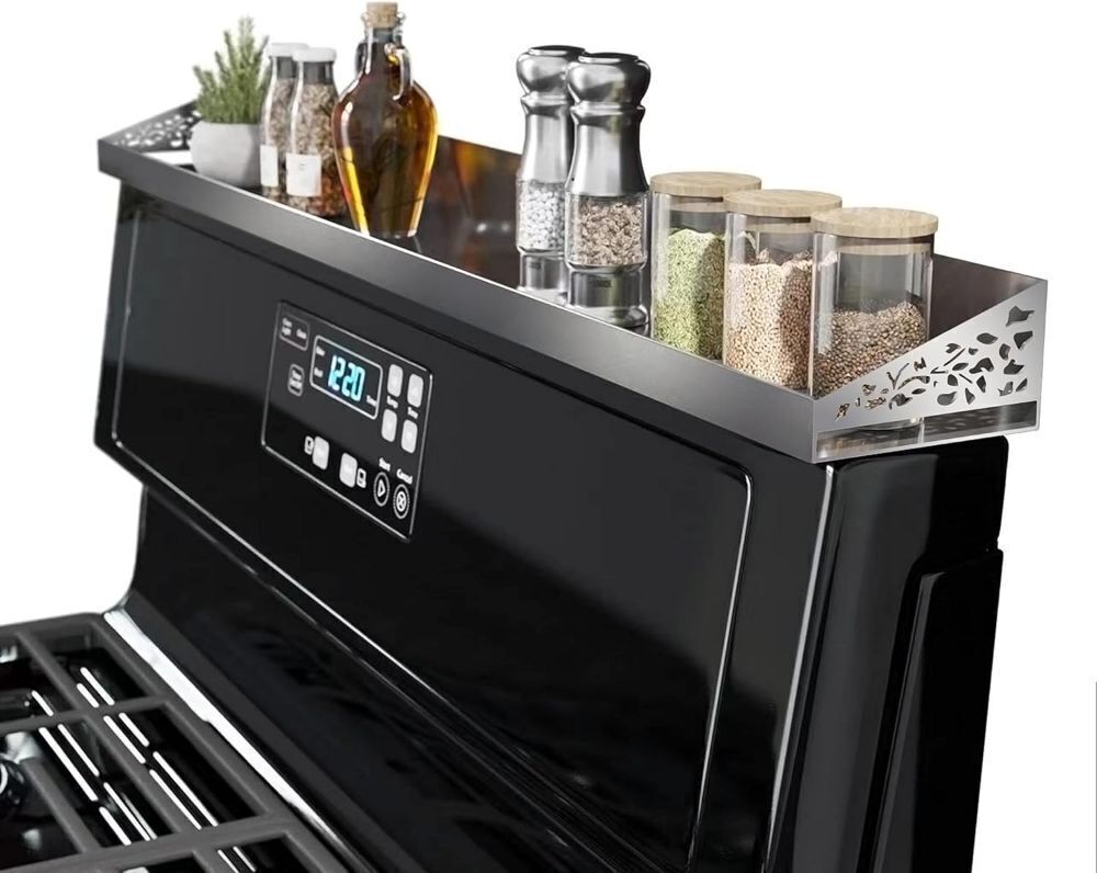 30" Stove Shelf for Stove Top, Spice Rack Organizer - Image 1 - Lot 496
