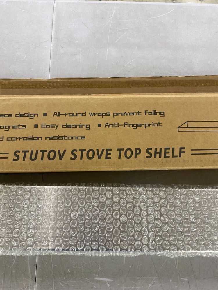 30" Stove Shelf for Stove Top, Spice Rack Organizer - Image 4 - Lot 496