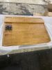 Solid Wood Cutting Board and Stovetop Cover with Detachable Legs and Juice Groove, 32x23.5inches - Thumbnail 2