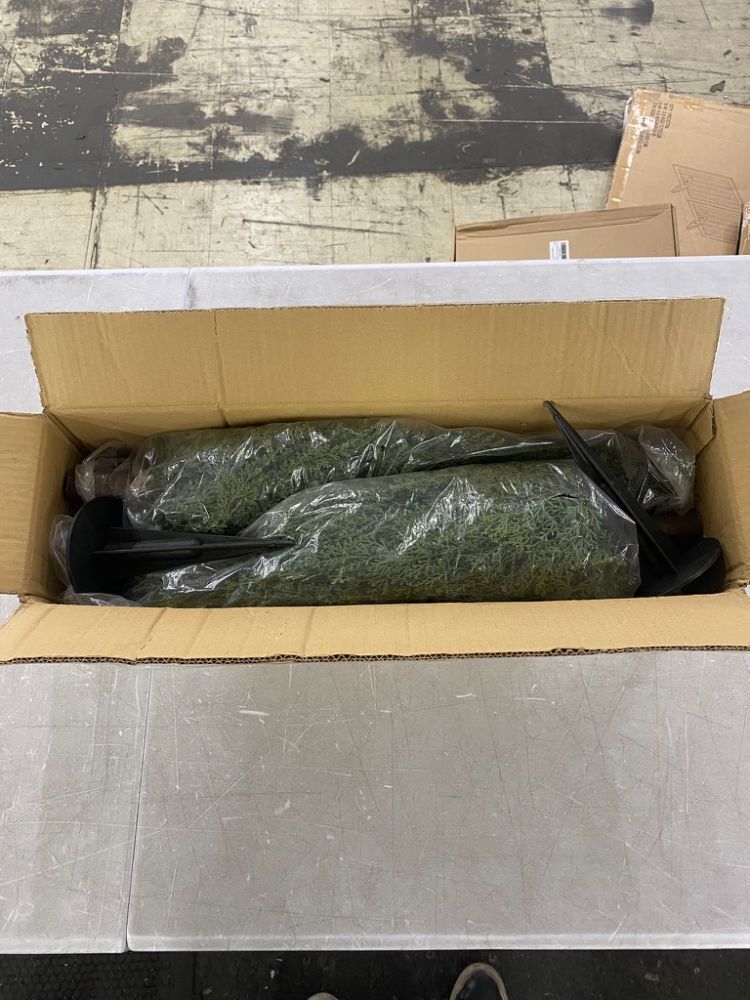 3FT Artificial Cedar Topiary Trees with Ground Spike, Set of 2 - Image 2 - Lot 492