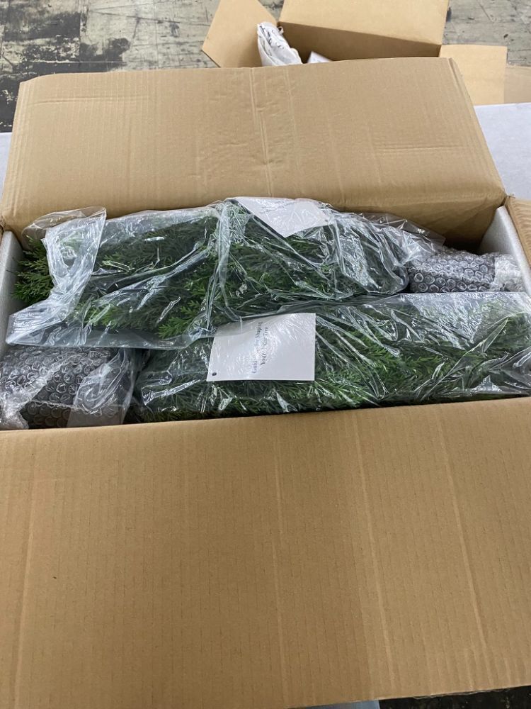 2ft Artificial Cedar Trees, Set of 2 - Image 1 - Lot 493