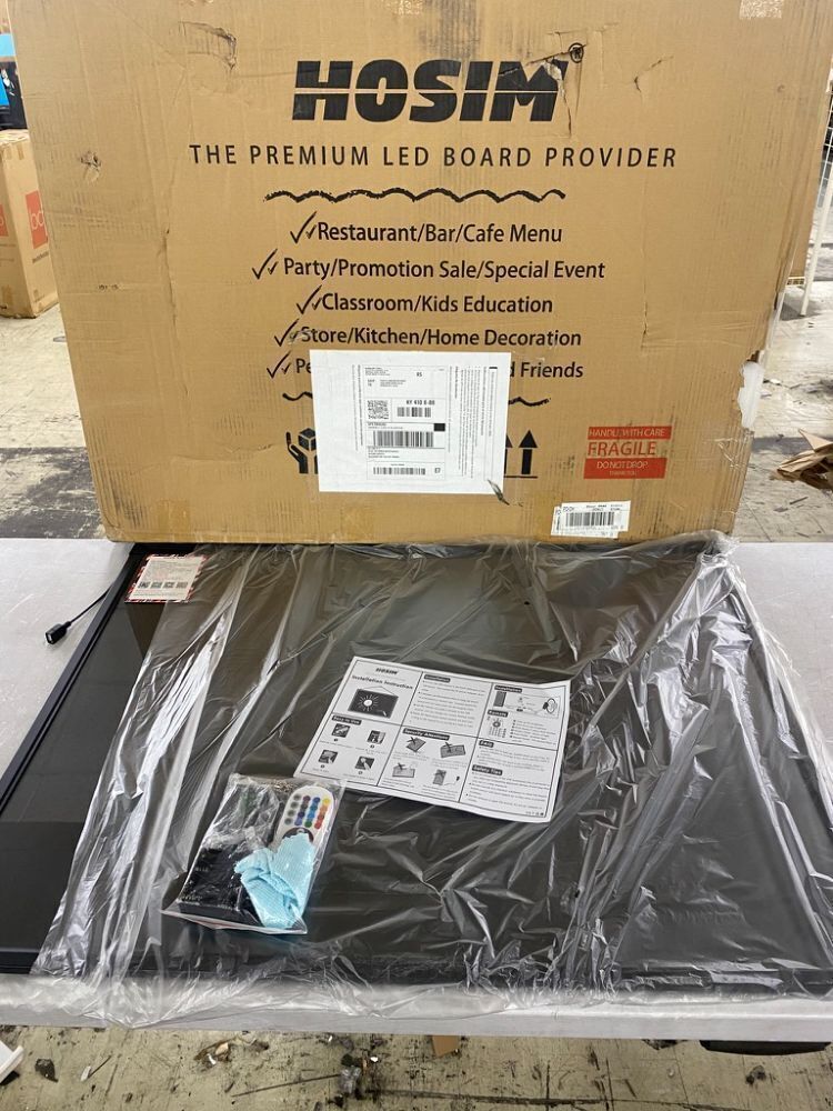 Hosim LED Message Writing Board 35"x27" - Image 2 - Lot 497