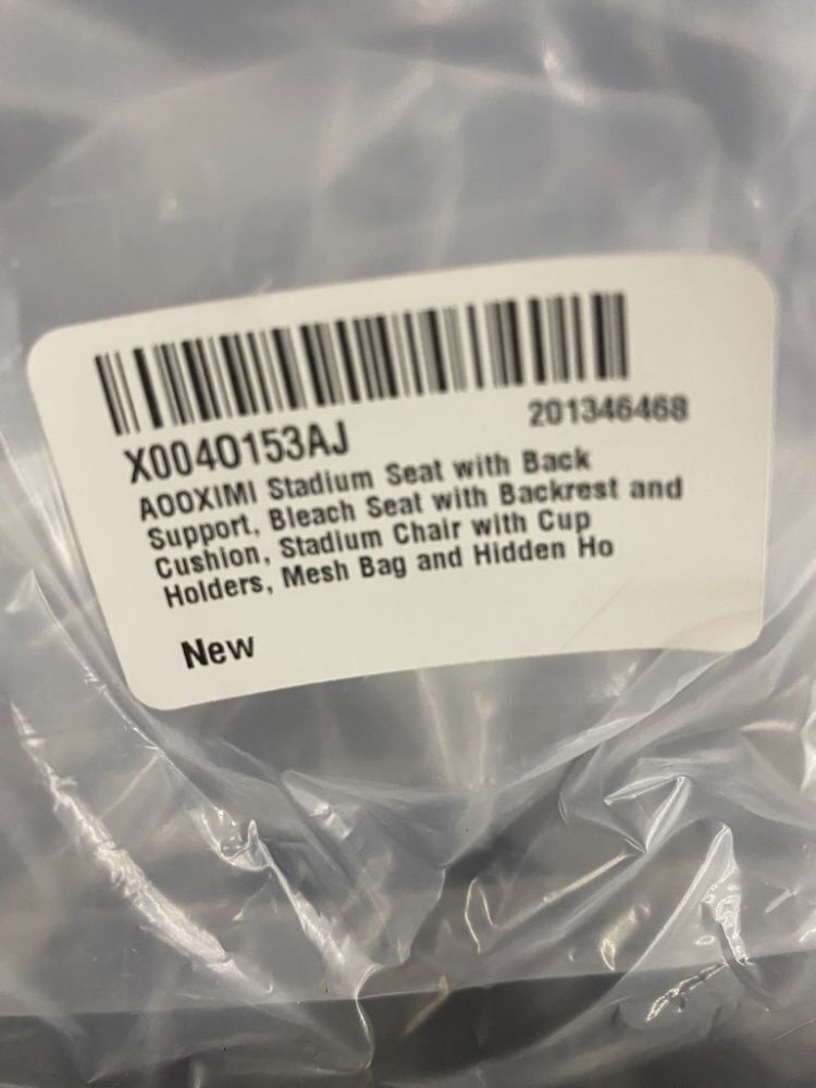AOOXIMI Stadium Seat with Back Support - Image 3 - Lot 498