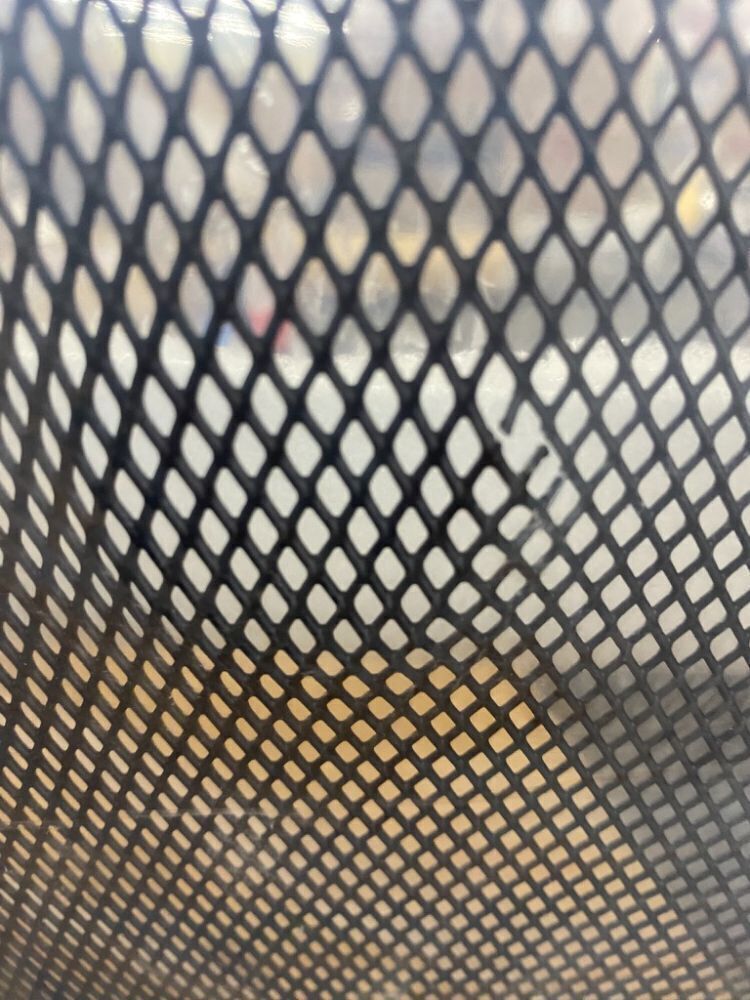 UniFlame Medium Wrought Iron Spark Guard Fireplace Screen 44" Wide x 33" Tall - Small Dent/Crack - Image 3 - Lot 507