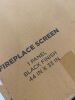 UniFlame Medium Wrought Iron Spark Guard Fireplace Screen 44" Wide x 33" Tall - Small Dent/Crack - Thumbnail 5