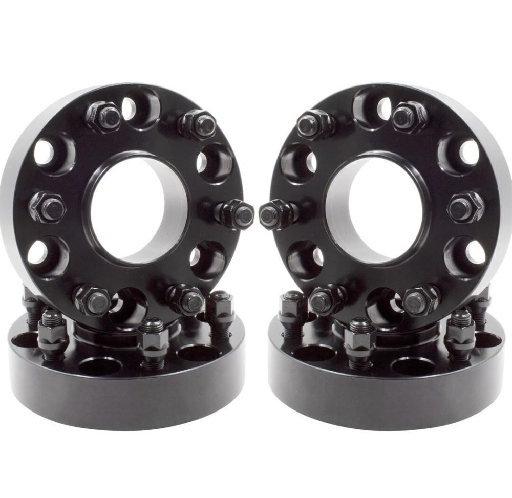 Coyote Accessories 6550-6550H-D Black Anodized 6061-Billet Aluminum Wheel Adapter, Set of 4 - Image 1 - Lot 508