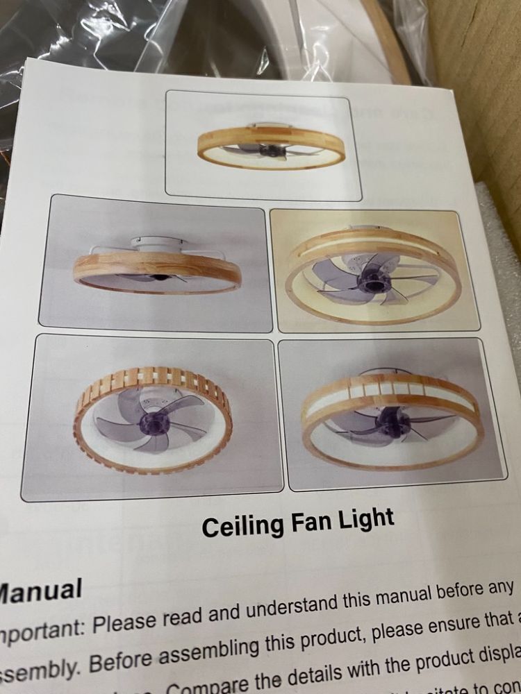 Low Profile Ceiling Fan Light - Image 2 - Lot 495