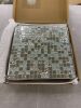 Mijaro 6 Sheets Peel and Stick Silver Square Flat Mirror Mosaic Tiles - Thumbnail 2