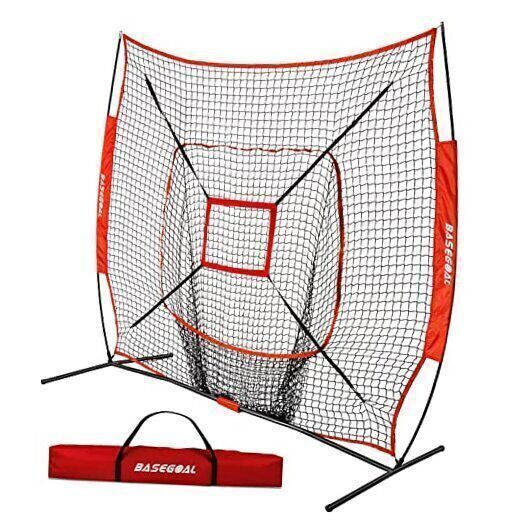 BaseGoal 7'×7' Baseball Softball Practice Net - Image 1 - Lot 505