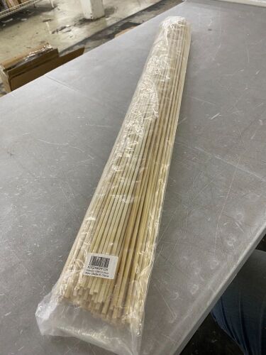 36" Wooden Semi-Point Skewers - Lot 487