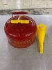 Eagle 2.5 Gallon Steel Safety Can for Flammables, Type I, Flame Arrester, Funnel, Red - Thumbnail 2