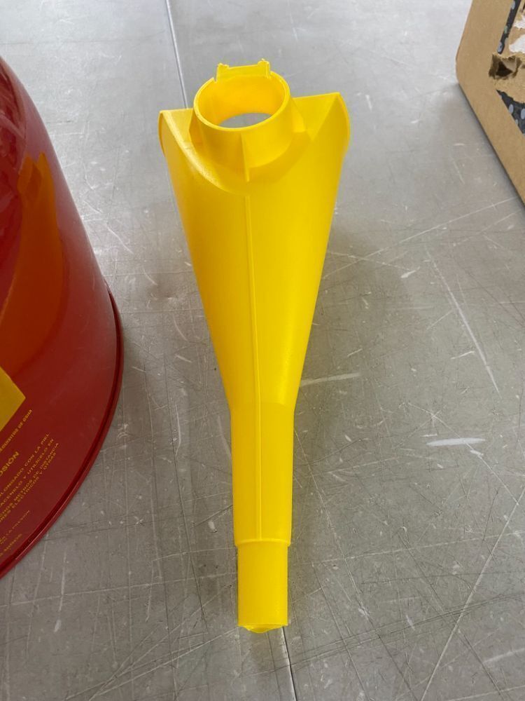 Eagle 2.5 Gallon Steel Safety Can for Flammables, Type I, Flame Arrester, Funnel, Red - Image 6 - Lot 488