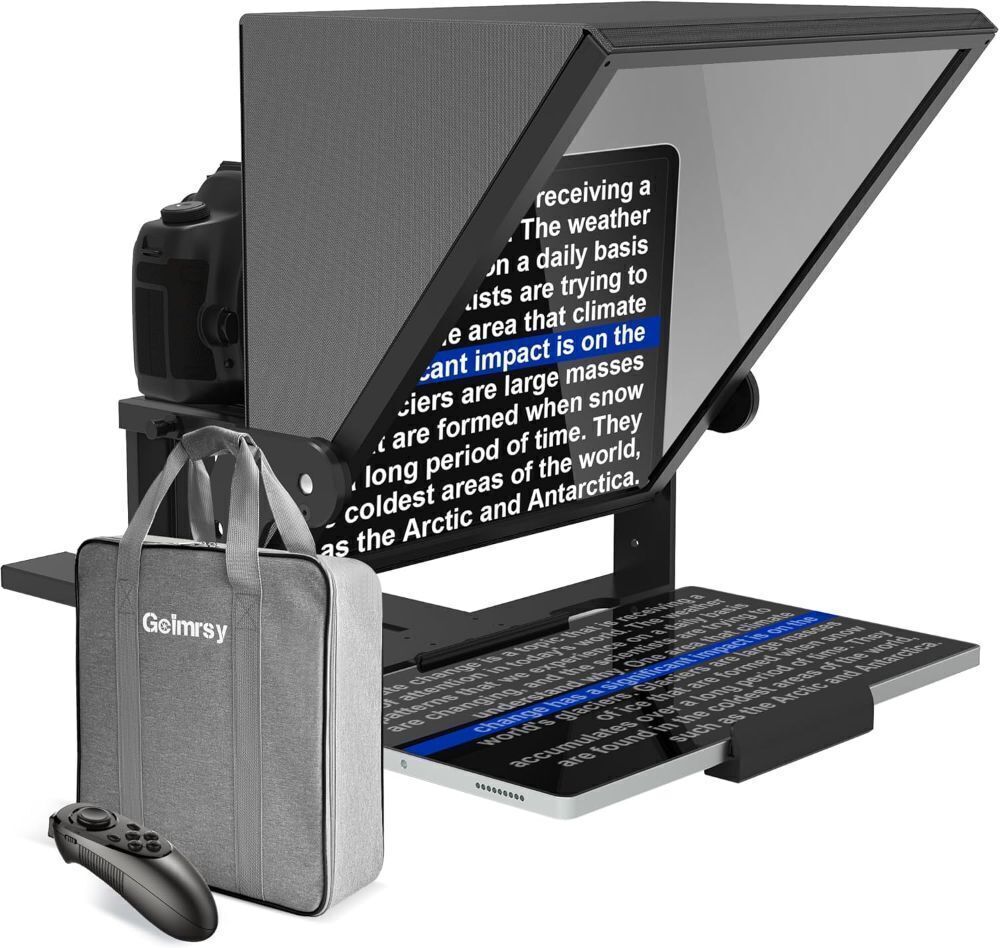 GEIMRSY 16-inch HD Wide-Angle Teleprompter - Image 1 - Lot 518