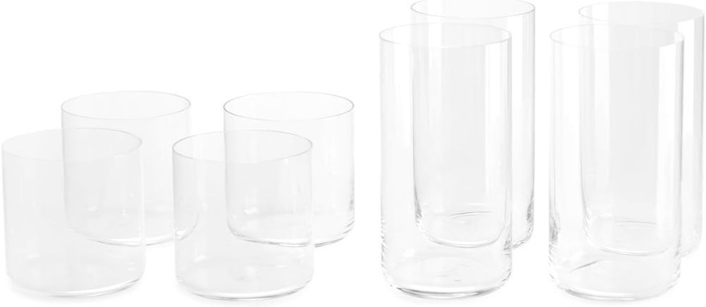 Fable Glassware Set, Includes 4 Tall Glasses and 4 Short Glasses - Image 1 - Lot 484