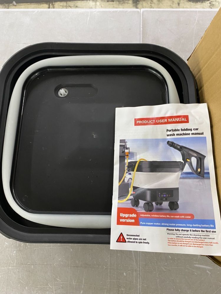 Portable Electric Pressure Washer with 12L Tank - Image 2 - Lot 589