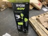 RYOBI 40V Cordless Attachment Capable 15" String Trimmer & 550 CFM 120 MPH Blower Combo Kit with 4.0 Ah Battery & Charger - Thumbnail 7