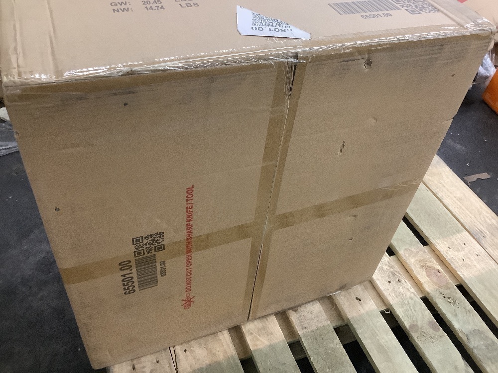 Noble House Braeburn 26 in. Gold Round Metal Top Coffee Table - Image 4 - Lot 94JF