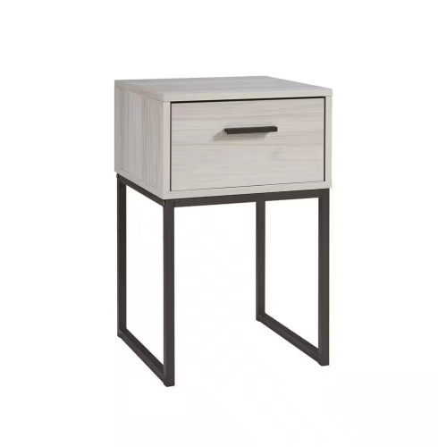 Signature Design by Ashley Socalle Light Natural 1 Drawer 19.63 in. W Nightstand - Lot 127JF